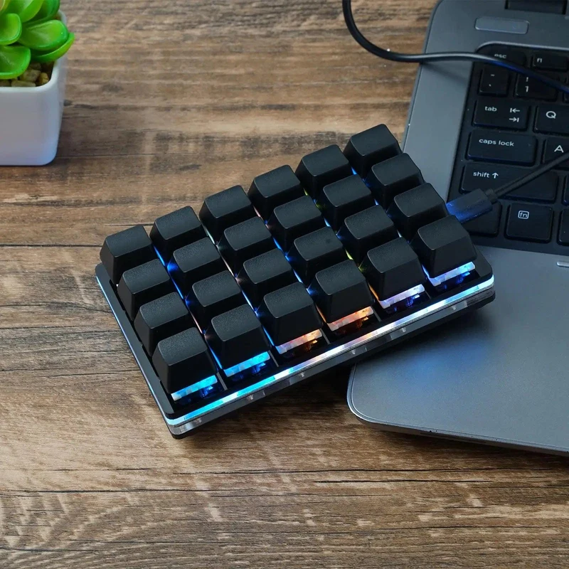 Mini USB Custom Mechanische Tastatur 2/3/4/6/9/12/16/24 Tasten Gaming Tastatur Sayo Gerät Tastenkombination Programmierbare Tastatur Tasten Makro