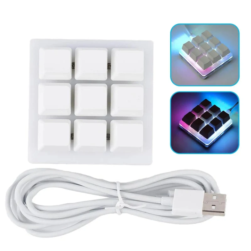 Mini USB Custom Mechanische Tastatur 2/3/4/6/9/12/16/24 Tasten Gaming Tastatur Sayo Gerät Tastenkombination Programmierbare Tastatur Tasten Makro