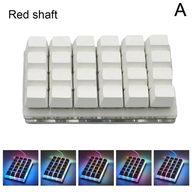 Mini USB Custom Mechanische Tastatur 2/3/4/6/9/12/16/24 Tasten Gaming Tastatur Sayo Gerät Tastenkombination Programmierbare Tastatur Tasten Makro