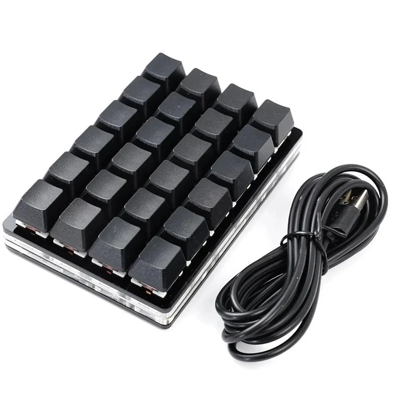Mini USB Custom Mechanische Tastatur 2/3/4/6/9/12/16/24 Tasten Gaming Tastatur Sayo Gerät Tastenkombination Programmierbare Tastatur Tasten Makro