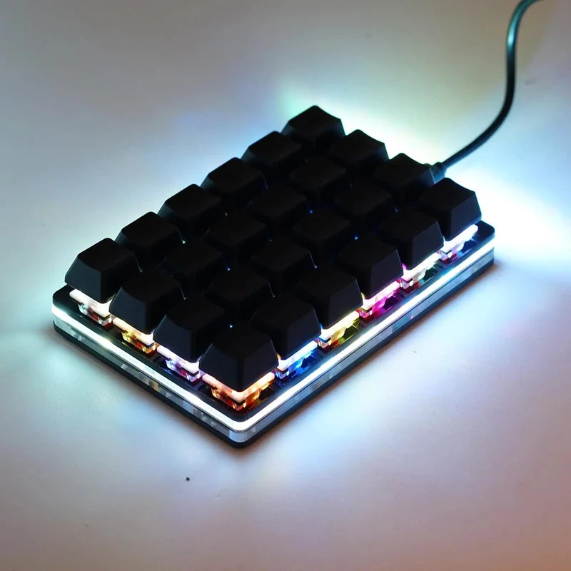 Mini USB Custom Mechanische Tastatur 2/3/4/6/9/12/16/24 Tasten Gaming Tastatur Sayo Gerät Tastenkombination Programmierbare Tastatur Tasten Makro