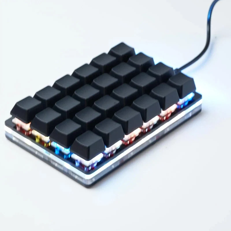 Mini USB Custom Mechanische Tastatur 2/3/4/6/9/12/16/24 Tasten Gaming Tastatur Sayo Gerät Tastenkombination Programmierbare Tastatur Tasten Makro