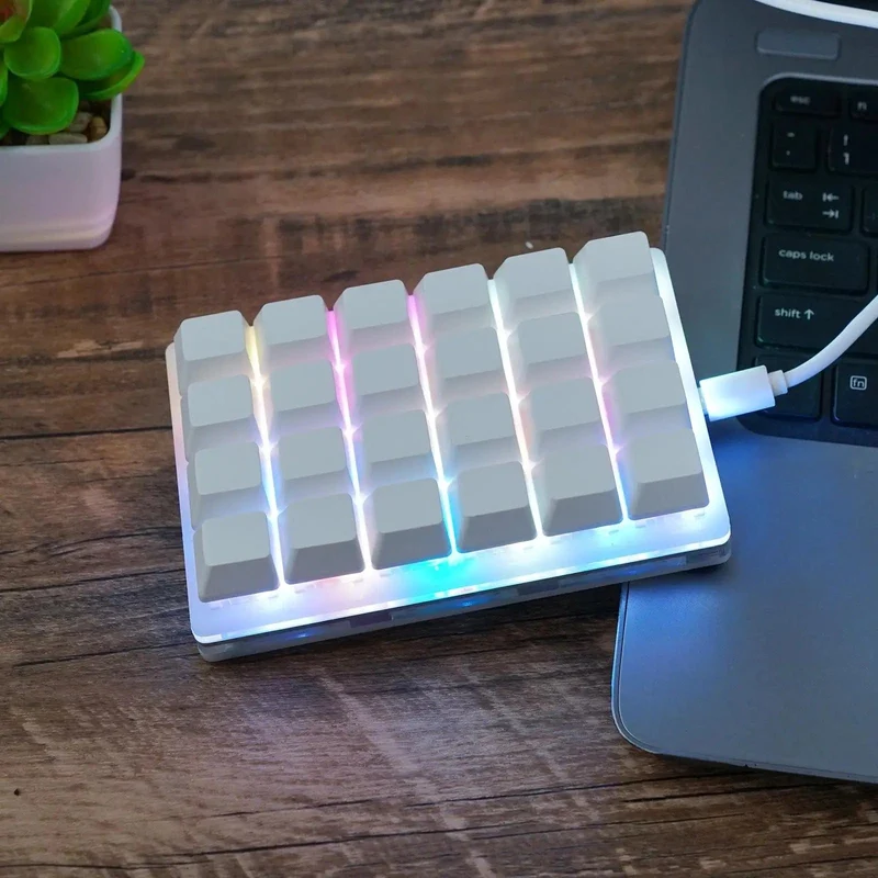 Mini USB Custom Mechanische Tastatur 2/3/4/6/9/12/16/24 Tasten Gaming Tastatur Sayo Gerät Tastenkombination Programmierbare Tastatur Tasten Makro
