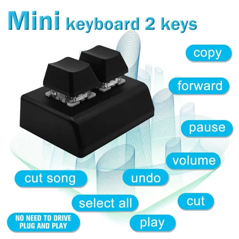Mini USB Custom Mechanische Tastatur 2/3/4/6/9/12/16/24 Tasten Gaming Tastatur Sayo Gerät Tastenkombination Programmierbare Tastatur Tasten Makro