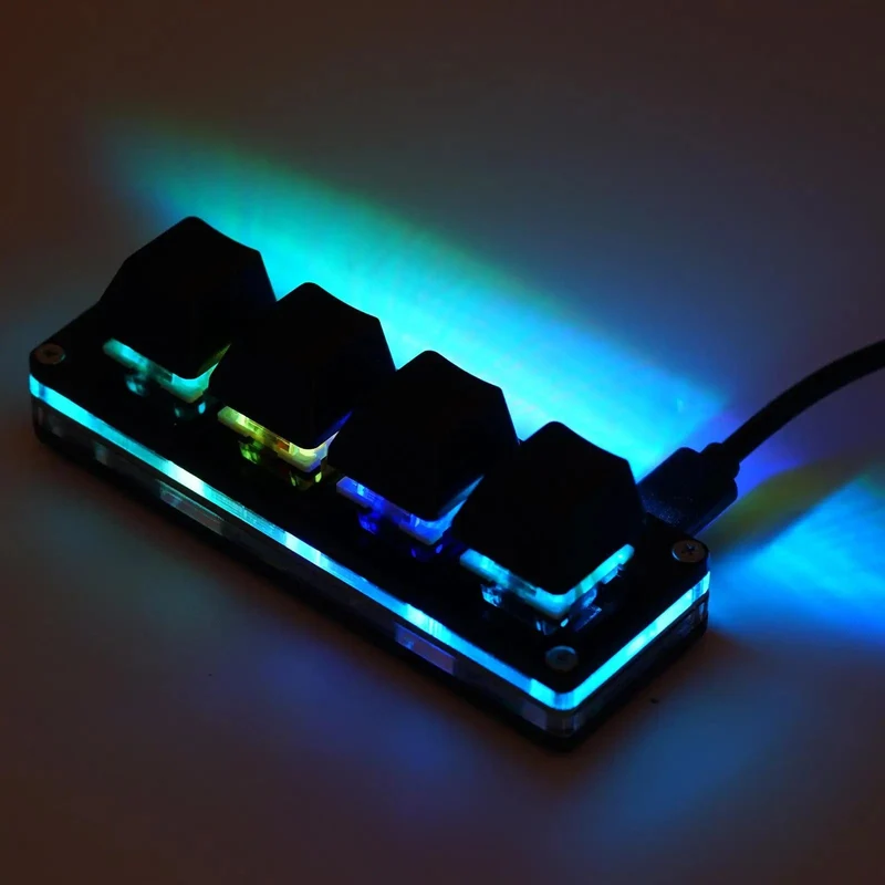 Mini USB Custom Mechanische Tastatur 2/3/4/6/9/12/16/24 Tasten Gaming Tastatur Sayo Gerät Tastenkombination Programmierbare Tastatur Tasten Makro