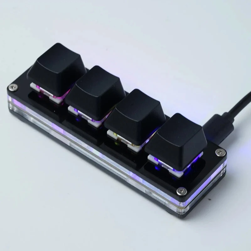 Mini USB Custom Mechanische Tastatur 2/3/4/6/9/12/16/24 Tasten Gaming Tastatur Sayo Gerät Tastenkombination Programmierbare Tastatur Tasten Makro