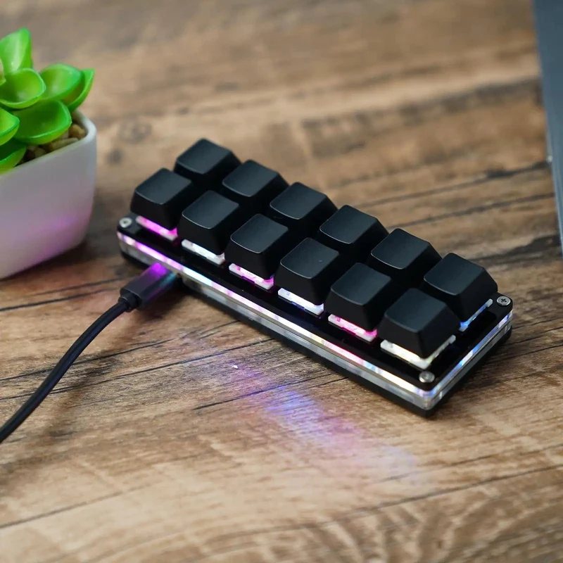 Mini USB Custom Mechanische Tastatur 2/3/4/6/9/12/16/24 Tasten Gaming Tastatur Sayo Gerät Tastenkombination Programmierbare Tastatur Tasten Makro