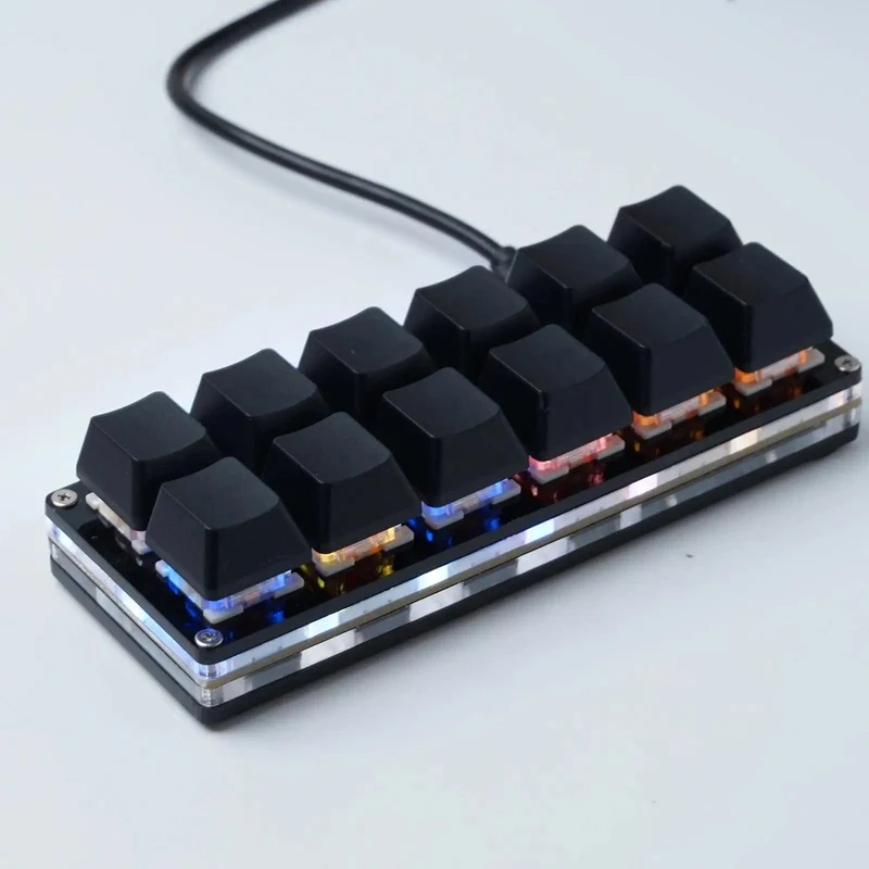 Mini USB Custom Mechanische Tastatur 2/3/4/6/9/12/16/24 Tasten Gaming Tastatur Sayo Gerät Tastenkombination Programmierbare Tastatur Tasten Makro