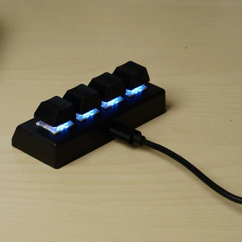 Mini USB Custom Mechanische Tastatur 2/3/4/6/9/12/16/24 Tasten Gaming Tastatur Sayo Gerät Tastenkombination Programmierbare Tastatur Tasten Makro