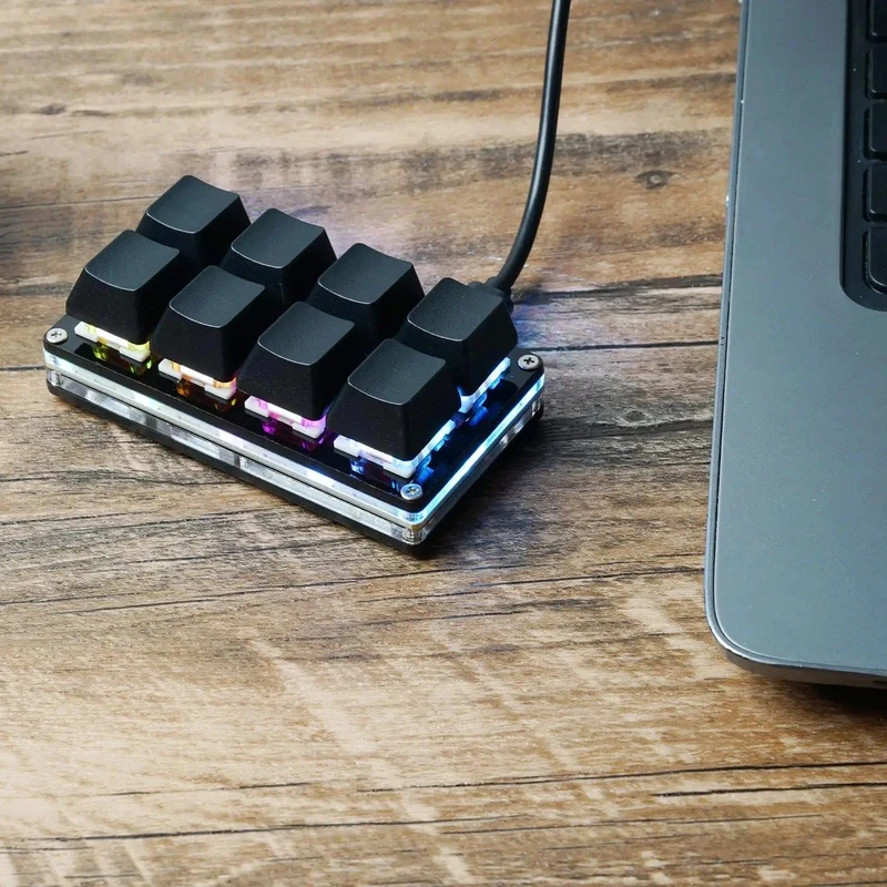 Mini USB Custom Mechanische Tastatur 2/3/4/6/9/12/16/24 Tasten Gaming Tastatur Sayo Gerät Tastenkombination Programmierbare Tastatur Tasten Makro