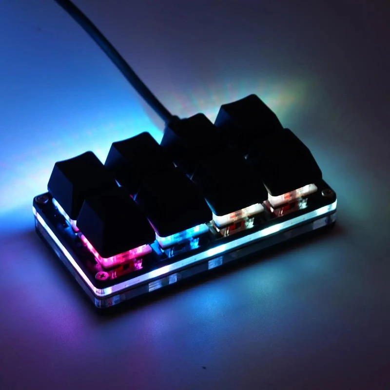 Mini USB Custom Mechanische Tastatur 2/3/4/6/9/12/16/24 Tasten Gaming Tastatur Sayo Gerät Tastenkombination Programmierbare Tastatur Tasten Makro