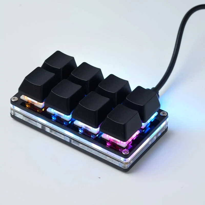 Mini USB Custom Mechanische Tastatur 2/3/4/6/9/12/16/24 Tasten Gaming Tastatur Sayo Gerät Tastenkombination Programmierbare Tastatur Tasten Makro
