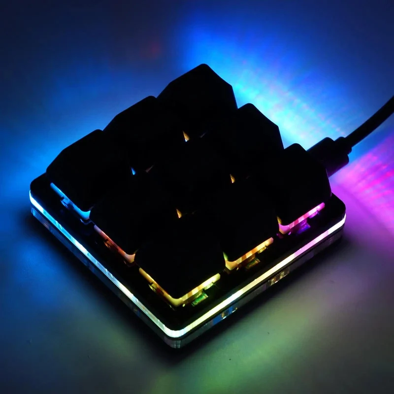 Mini USB Custom Mechanische Tastatur 2/3/4/6/9/12/16/24 Tasten Gaming Tastatur Sayo Gerät Tastenkombination Programmierbare Tastatur Tasten Makro