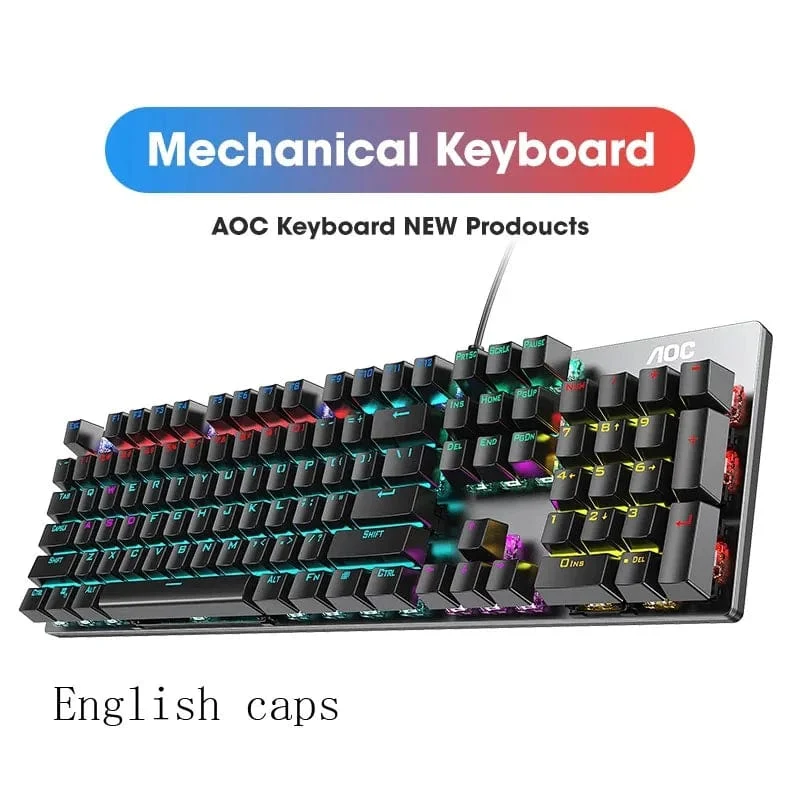 GK410 Mechanische Tastatur mit 104 Tasten und Hot-Swap-Metallplatte, RGB-Licht, Grün/Schwarz/Tee, Redaxis, berührungsfreie Gaming-Computertastatur