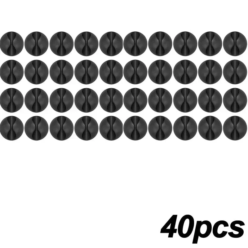 5/50 Stück Mini-Kabelaufwickler, Organizer, USB-Ladekabel-Clips, Schreibtisch-Organizer, Kabelhalter, Protektoren für Zuhause, Büro, Auto