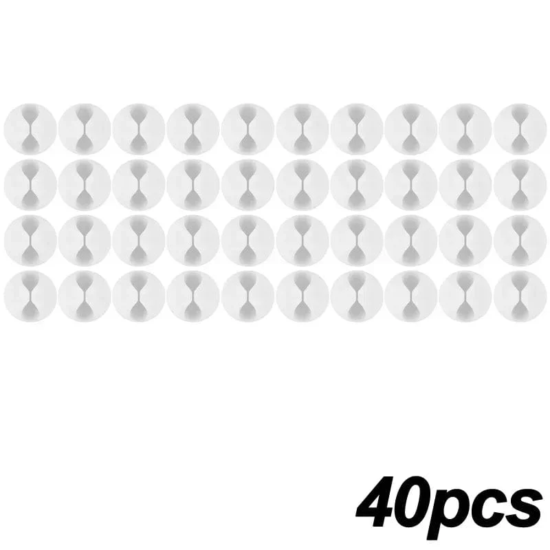 5/50 Stück Mini-Kabelaufwickler, Organizer, USB-Ladekabel-Clips, Schreibtisch-Organizer, Kabelhalter, Protektoren für Zuhause, Büro, Auto