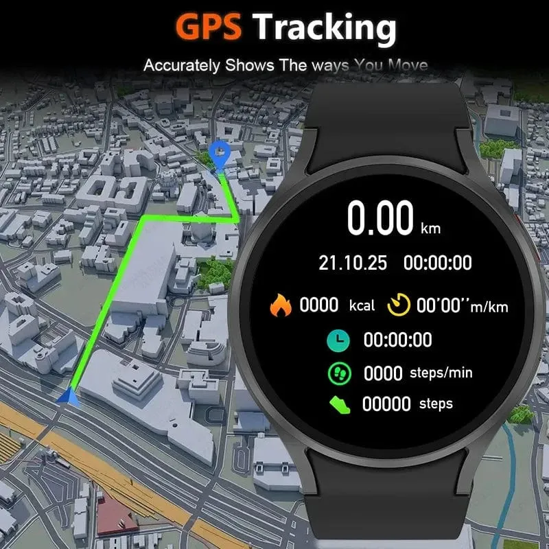 2024 neue Smart Watch 24H Herzfrequenz Gesundheitsmonitor NFC GPS Tracker IP68 Sportuhr Männer Frauen für Galaxy Watch 6 Smartwatches