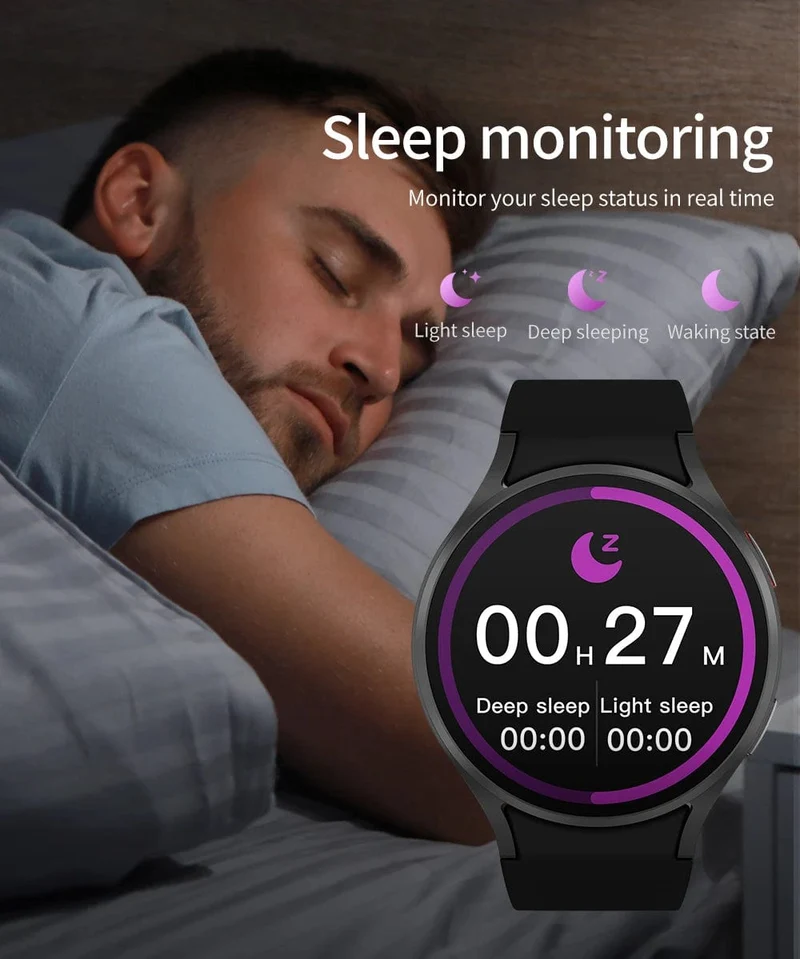 2024 neue Smart Watch 24H Herzfrequenz Gesundheitsmonitor NFC GPS Tracker IP68 Sportuhr Männer Frauen für Galaxy Watch 6 Smartwatches