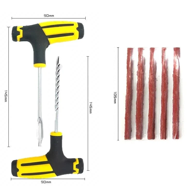 Autoreifen-Reparatur-Werkzeug Reifenpannen Stecker Werkzeuge Reifen Reparatur Kit Beschlagwerkzeug Set Auto Fahrrad Tubeless Reifen