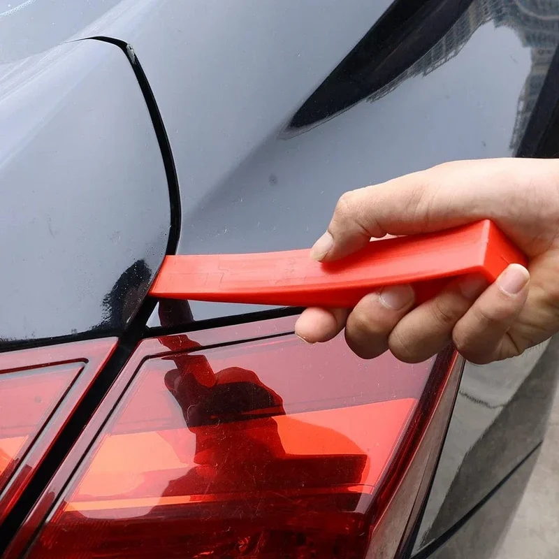 Universal-Brecheisen-Vergrößerer, Autotür, Radmulde, Autokarosserie, Fensterkeil, Werkzeug zum Entfernen von Dellen, Kunststoff, Rot, Reparatur-Handwerkzeuge