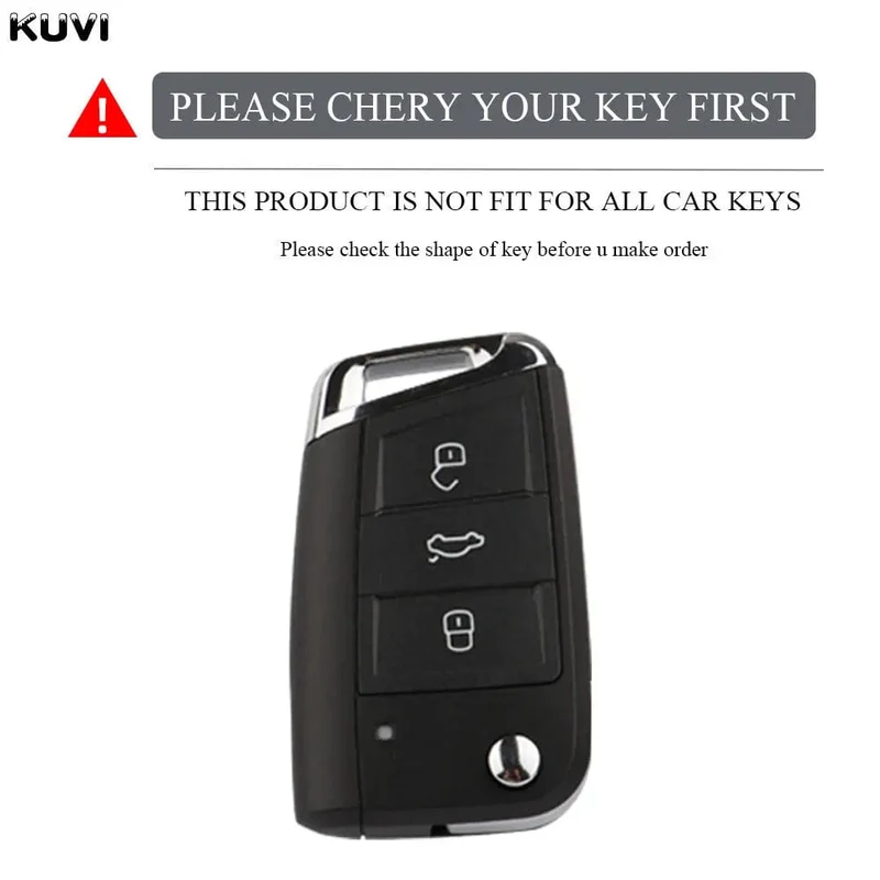TPU Autoschlüsselgehäuse mit 3/4 Tasten für VW Volkswagen Golf 7 MK7 Tiguan MK2 für SEAT Ateca Leon FR 2 Ibiza für Skoda Octavia