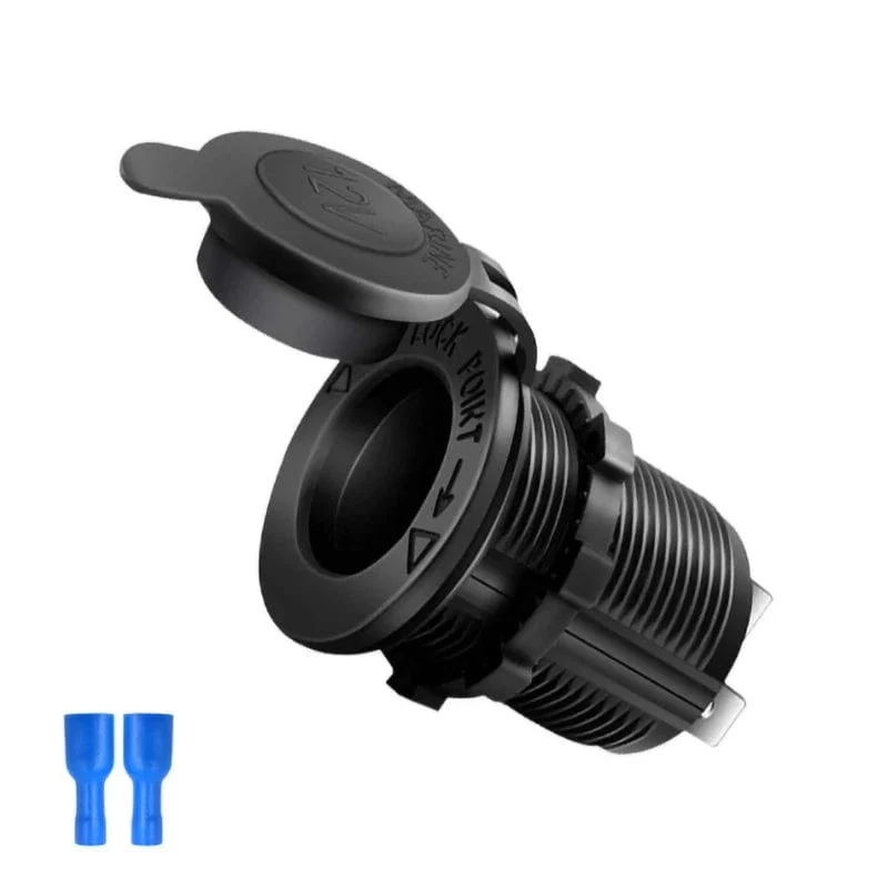 Zigarettenanzünderbuchse für Auto, Marine, Motorrad, ATV, Wohnmobil, Zigarettenanzünderbuchse, Steckdose, Buchse, 12 V, wasserdichter Stecker
