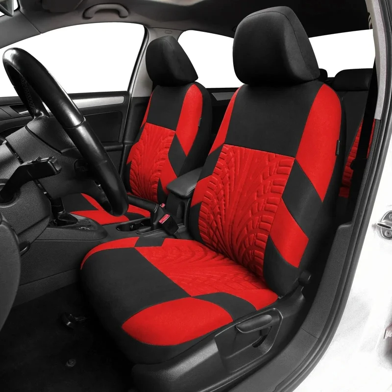Autositzbezüge, komplettes Set, geteilte vordere und hintere Sitzbank für Autos, universeller Stoff, SUV, Limousine, Van, Auto-Innenbezüge
