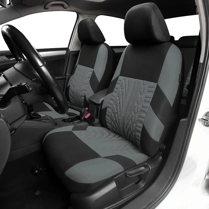 Autositzbezüge, komplettes Set, geteilte vordere und hintere Sitzbank für Autos, universeller Stoff, SUV, Limousine, Van, Auto-Innenbezüge