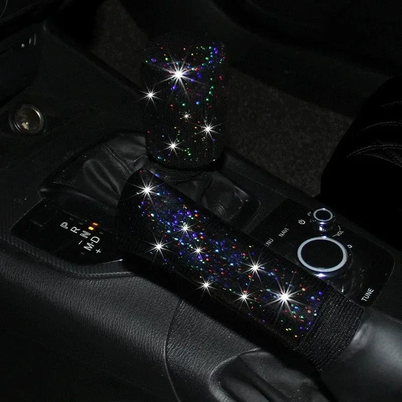 Bling Bling Diamant Strass Auto Lenkradbezug 37/38cm Auto Innenausstattung Damen Hülle Auto Styling Vier Jahreszeiten