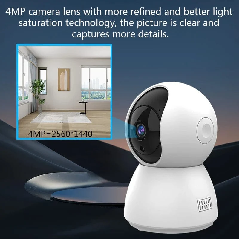 HD 4MP Tuya Smart Mini WiFi IP Kamera Überwachungskamera Automatisches Tracking Innen Drahtlose Sicherheit Home CCTV Baby Monitor