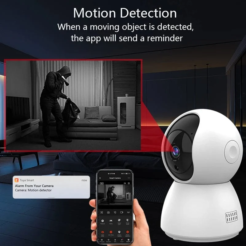HD 4MP Tuya Smart Mini WiFi IP Kamera Überwachungskamera Automatisches Tracking Innen Drahtlose Sicherheit Home CCTV Baby Monitor