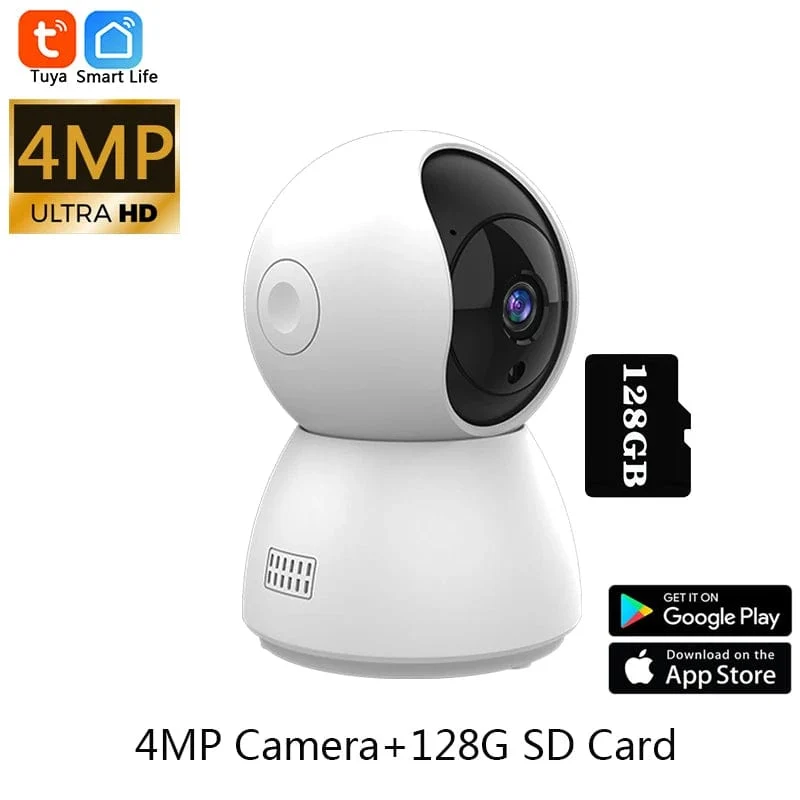 HD 4MP Tuya Smart Mini WiFi IP Kamera Überwachungskamera Automatisches Tracking Innen Drahtlose Sicherheit Home CCTV Baby Monitor