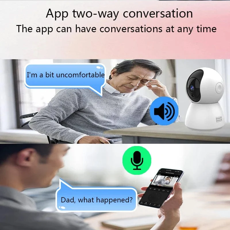 HD 4MP Tuya Smart Mini WiFi IP Kamera Überwachungskamera Automatisches Tracking Innen Drahtlose Sicherheit Home CCTV Baby Monitor