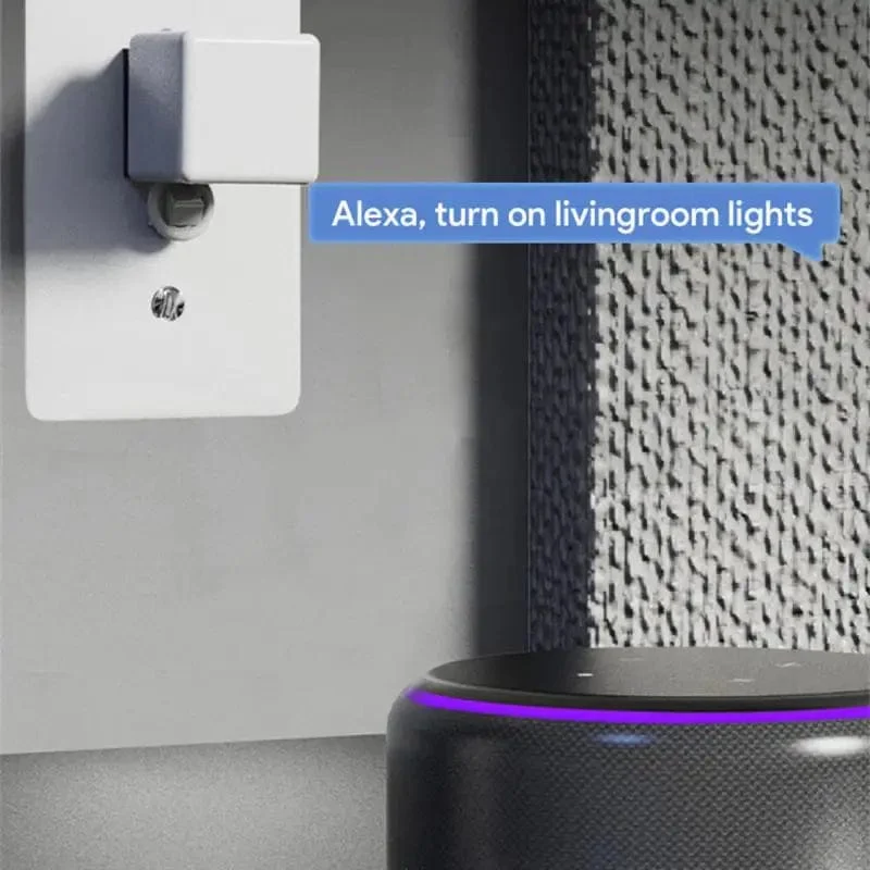 Tuya Zigbee Smart Fingerbot Plus Roboter-Tastendrücker-Schalter-Bot Smart Home Smart Life App Funktioniert mit Alexa Google Assistant