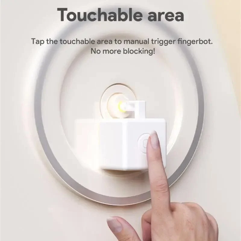 Tuya Zigbee Smart Fingerbot Plus Roboter-Tastendrücker-Schalter-Bot Smart Home Smart Life App Funktioniert mit Alexa Google Assistant