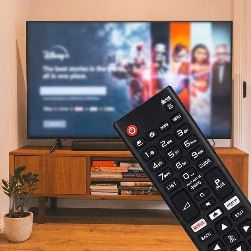 Hochwertige ABS-Fernbedienung AKB75095308 für LG SMART TV 433 MHz