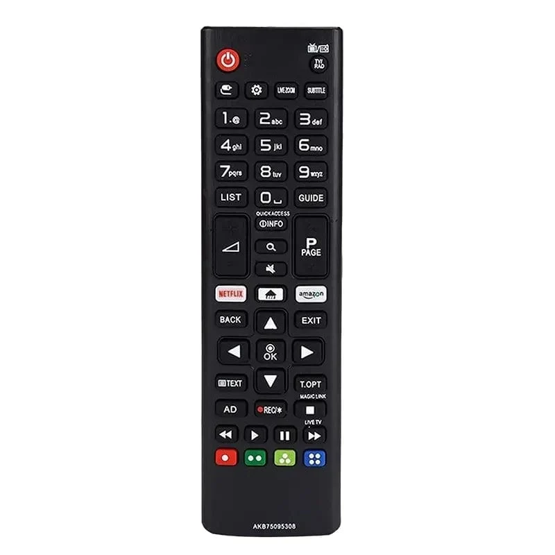 Hochwertige ABS-Fernbedienung AKB75095308 für LG SMART TV 433 MHz