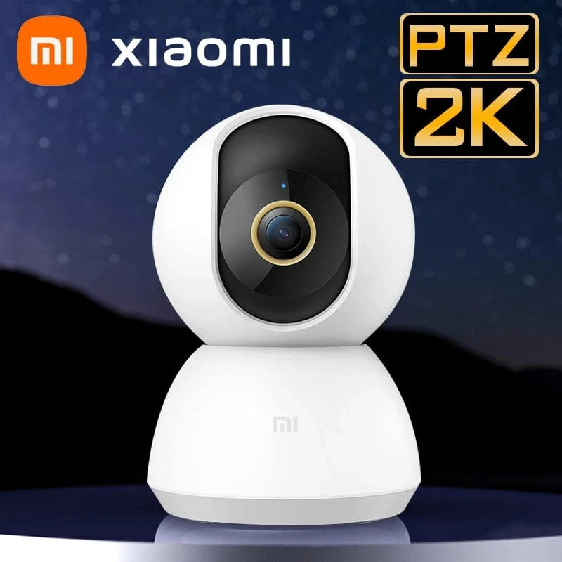 Xiaomi 360° Smart Home Sicherheitskamera Mi PTZ 2K Webcam 1296P 3 Megapixel AI Menschenerkennung Nachtsicht Webcam Funktioniert mit Xiaomi