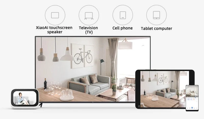Xiaomi 360° Smart Home Sicherheitskamera Mi PTZ 2K Webcam 1296P 3 Megapixel AI Menschenerkennung Nachtsicht Webcam Funktioniert mit Xiaomi