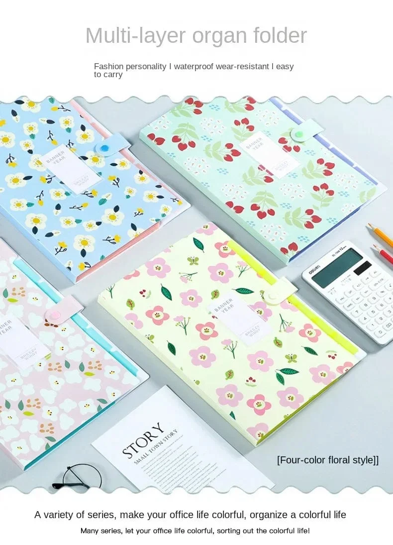 A4 Aktentasche Organizer Datenbuch Dokument Große Kapazität Wasserdichte Aktentasche Rechnungsordnerhalter Portfolio Büromaterial