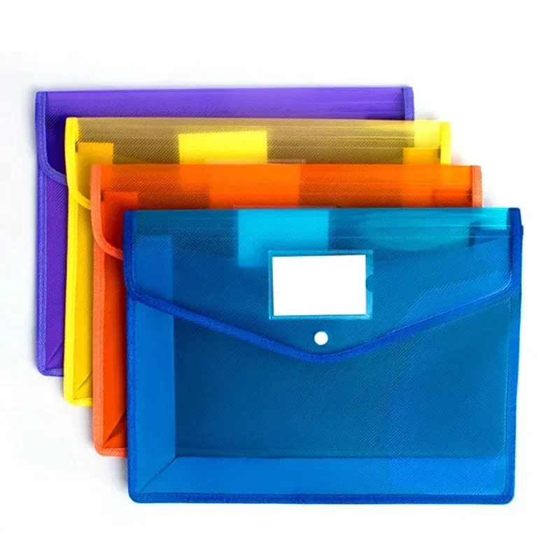 A4-Dateiordner, Schreibwaren-Aufbewahrungsordner, wasserdichte Datei-Organizer-Ordner, PVC-Tasche, Portfolio, Papieraufbewahrung, Büro-Organizer