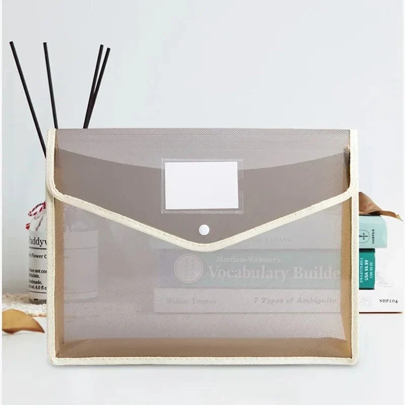 A4-Dateiordner, Schreibwaren-Aufbewahrungsordner, wasserdichte Datei-Organizer-Ordner, PVC-Tasche, Portfolio, Papieraufbewahrung, Büro-Organizer