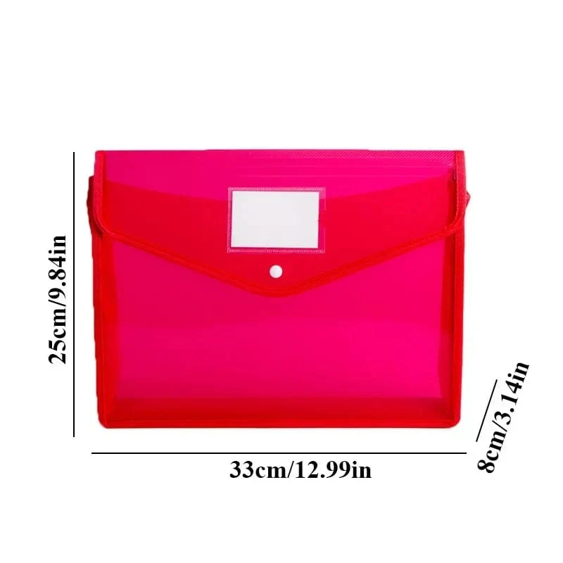 A4-Dateiordner, Schreibwaren-Aufbewahrungsordner, wasserdichte Datei-Organizer-Ordner, PVC-Tasche, Portfolio, Papieraufbewahrung, Büro-Organizer