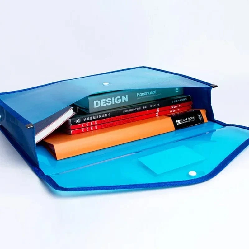 A4-Dateiordner, Schreibwaren-Aufbewahrungsordner, wasserdichte Datei-Organizer-Ordner, PVC-Tasche, Portfolio, Papieraufbewahrung, Büro-Organizer