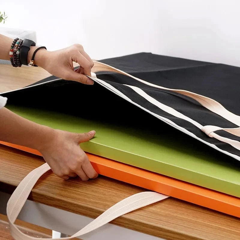 Große Aktentasche, A1, Papier-Organizer, Zeichnungen, Dokumententasche, schwarz, A1, Reißverschlusstasche, A2, Dokumentenaufbewahrung, Kunstportfolio-Tasche