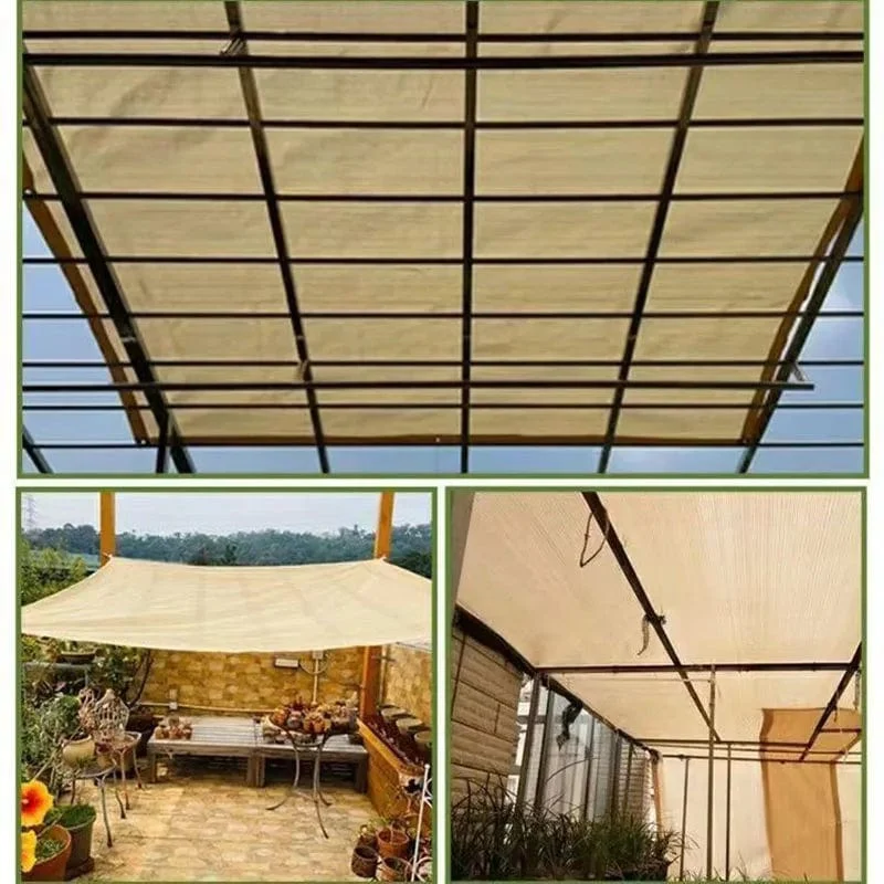 Sonnenschutznetz für den Garten im Freien, Terrassensonnenschutz, Sonnenschutznetz für Camping, UV-Schutz, HDPE-Sonnenschutzgewebe, Sonnenschirm