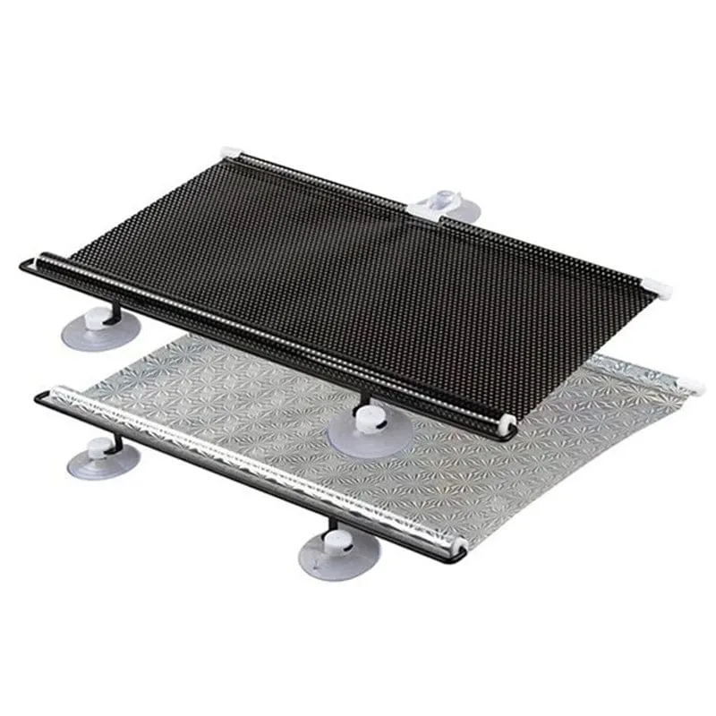 Universal-Rollos mit Saugnapf, Sonnenschutz, Verdunkelungsvorhang, Auto, Schlafzimmer, Küche, Büro, Fenster, Sonnenschutzvorhänge, nagelfrei