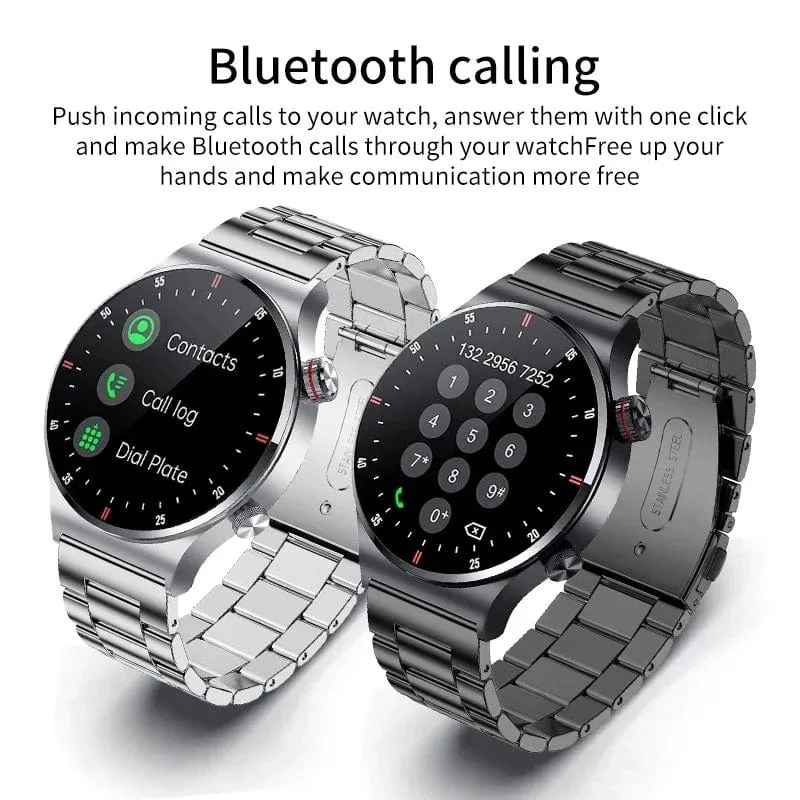 LIGE EKG + PPG Bluetooth Anruf Smart Watch Männer 2024 Sport Smart Armband NFC Wasserdicht Custom Uhren Gesicht Männer Smartwatch für Männer