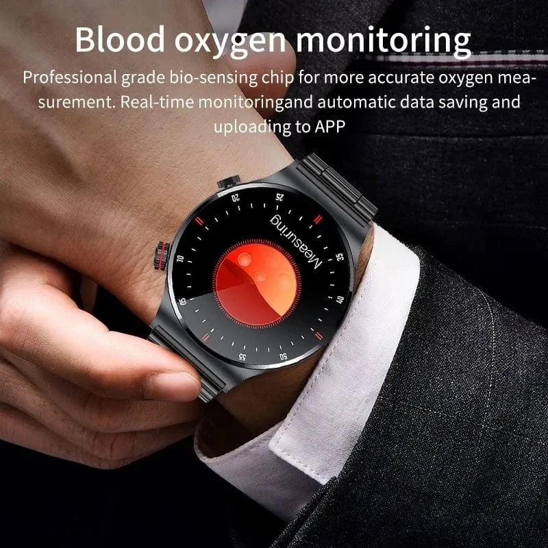 LIGE EKG + PPG Bluetooth Anruf Smart Watch Männer 2024 Sport Smart Armband NFC Wasserdicht Custom Uhren Gesicht Männer Smartwatch für Männer
