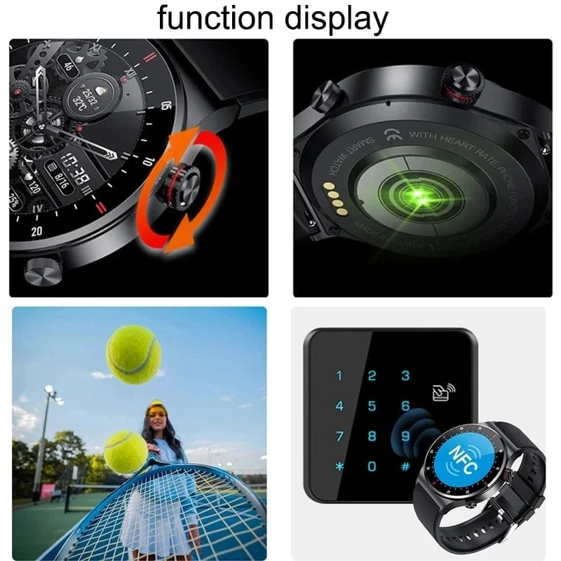 LIGE EKG + PPG Bluetooth Anruf Smart Watch Männer 2024 Sport Smart Armband NFC Wasserdicht Custom Uhren Gesicht Männer Smartwatch für Männer